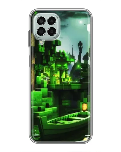 Чехол для Samsung Galaxy M33 (5G) (M336B) с картинкой «Minecraft лесной пейзаж»