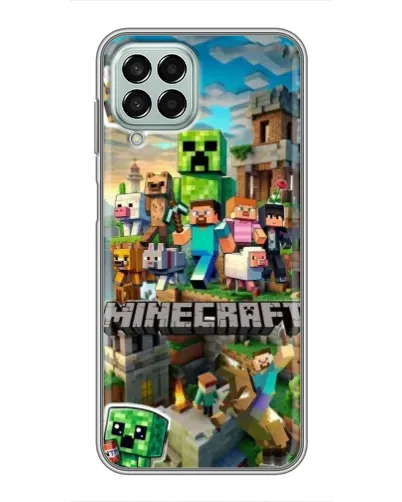 Чехол для Samsung Galaxy M33 (5G) (M336B) с картинкой «Замок Minecraft»