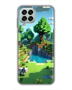 Чехол для Samsung Galaxy M33 (5G) (M336B) с картинкой «Minecraft летний день»