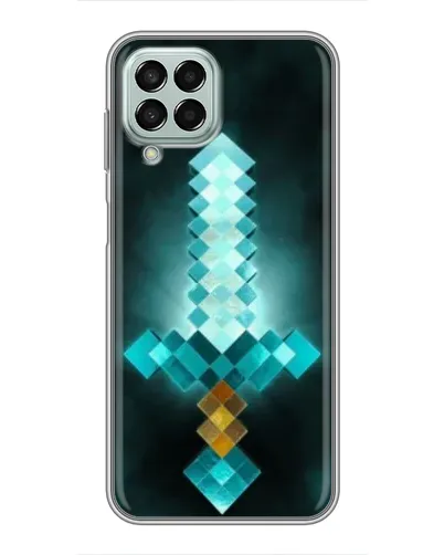 Чехол для Samsung Galaxy M33 (5G) (M336B) с картинкой «Алмазный меч неон»