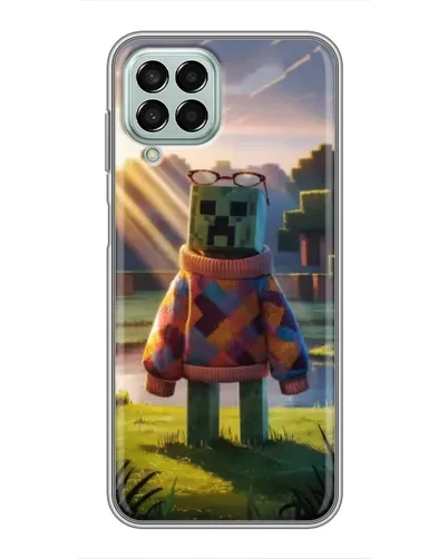 Чехол для Samsung Galaxy M33 (5G) (M336B) с картинкой «Крипер в свитере»