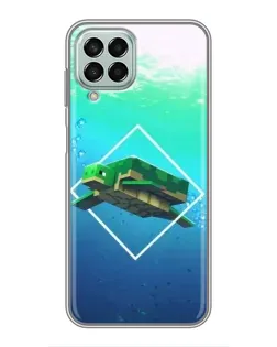 Чехол для Samsung Galaxy M33 (5G) (M336B) с картинкой «Черепаха Minecraft»