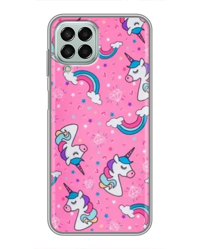 Чехол для Samsung Galaxy M33 (5G) (M336B) с картинкой «Unicorn паттерн розовый» Чехол для Samsung Galaxy M33 (5G) (M336B) с картинкой «Unicorn паттерн розовый»