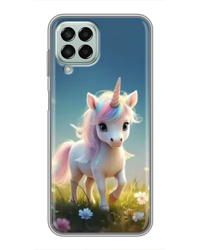 Чехол для Samsung Galaxy M33 (5G) (M336B) с картинкой «Единорог на поляне» Чехол для Samsung Galaxy M33 (5G) (M336B) с картинкой «Единорог на поляне»