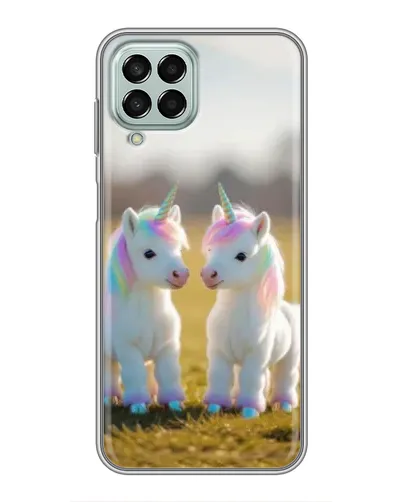 Чехол для Samsung Galaxy M33 (5G) (M336B) с картинкой «Пара единорогов» Чехол для Samsung Galaxy M33 (5G) (M336B) с картинкой «Пара единорогов»