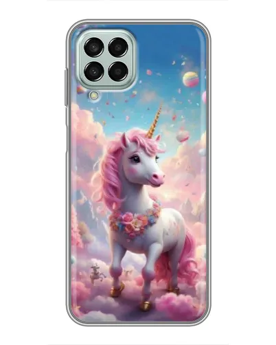Чехол для Samsung Galaxy M33 (5G) (M336B) с картинкой «Единорог среди облаков» Чехол для Samsung Galaxy M33 (5G) (M336B) с картинкой «Единорог среди облаков»
