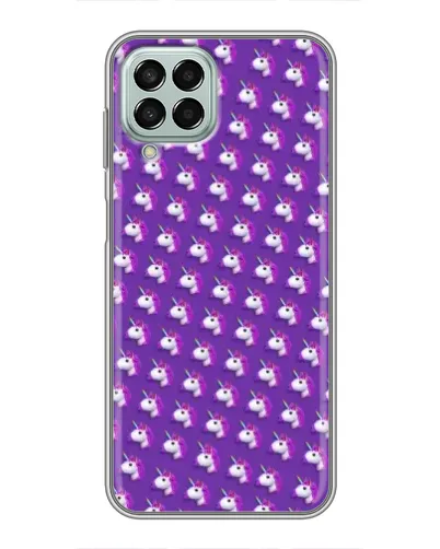 Чехол для Samsung Galaxy M33 (5G) (M336B) с картинкой «Единороги на фиолетовом» Чехол для Samsung Galaxy M33 (5G) (M336B) с картинкой «Единороги на фиолетовом»