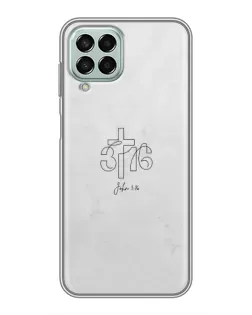 Чехол для Samsung Galaxy M33 (5G) (M336B) с картинкой «Иоанна 3:16 Крест» Чехол для Samsung Galaxy M33 (5G) (M336B) с картинкой «Иоанна 3:16 Крест»
