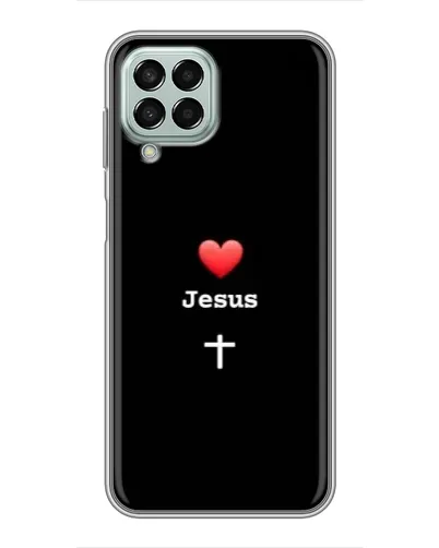 Чохол для Samsung Galaxy M33 (5G) (M336B) з картинкою «Серце - Jesus» Чохол для Samsung Galaxy M33 (5G) (M336B) з картинкою «Серце - Jesus»