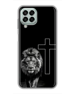 Чехол для Samsung Galaxy M33 (5G) (M336B) с картинкой «Лев и Крест» Чехол для Samsung Galaxy M33 (5G) (M336B) с картинкой «Лев и Крест»