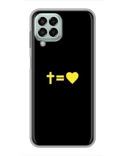 Чохол для Samsung Galaxy M33 (5G) (M336B) з картинкою «Серце та Хрест» Чохол для Samsung Galaxy M33 (5G) (M336B) з картинкою «Серце та Хрест»