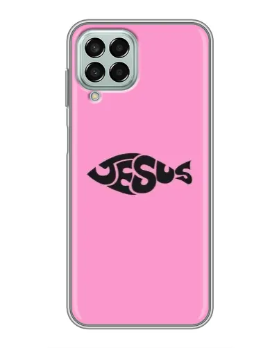 Чохол для Samsung Galaxy M33 (5G) (M336B) з картинкою «Рожевий символ Jesus» Чохол для Samsung Galaxy M33 (5G) (M336B) з картинкою «Рожевий символ Jesus»