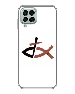 Чохол для Samsung Galaxy M33 (5G) (M336B) з картинкою «Риба та хрест»