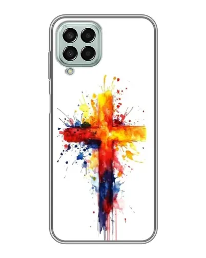 Чохол для Samsung Galaxy M33 (5G) (M336B) з картинкою «Акварельний хрест» Чохол для Samsung Galaxy M33 (5G) (M336B) з картинкою «Акварельний хрест»