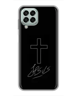 Чохол для Samsung Galaxy M33 (5G) (M336B) з картинкою «Графічний хрест Jesus» Чохол для Samsung Galaxy M33 (5G) (M336B) з картинкою «Графічний хрест Jesus»