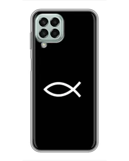Чохол для Samsung Galaxy M33 (5G) (M336B) з картинкою «Символ риби Jesus» Чохол для Samsung Galaxy M33 (5G) (M336B) з картинкою «Символ риби Jesus»