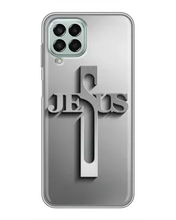 Чохол для Samsung Galaxy M33 (5G) (M336B) з картинкою «Металевий хрест Jesus» Чохол для Samsung Galaxy M33 (5G) (M336B) з картинкою «Металевий хрест Jesus»