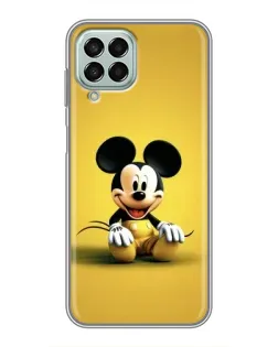 Чехол для Samsung Galaxy M33 (5G) (M336B) с картинкой «Микки на желтом»
