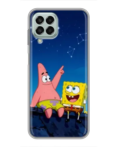 Чехол для Samsung Galaxy M33 (5G) (M336B) с картинкой «Губка Боб и Патрик ночью» Чехол для Samsung Galaxy M33 (5G) (M336B) с картинкой «Губка Боб и Патрик ночью»
