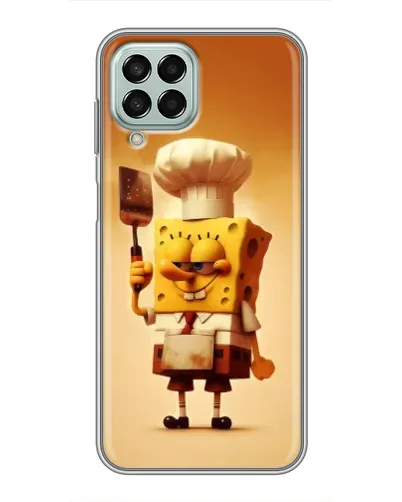 Чехол для Samsung Galaxy M33 (5G) (M336B) с картинкой «Губка Боб повар» Чехол для Samsung Galaxy M33 (5G) (M336B) с картинкой «Губка Боб повар»