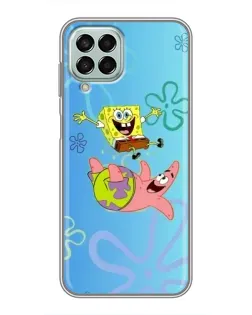 Чехол для Samsung Galaxy M33 (5G) (M336B) с картинкой «Спанч Боб и Патрик»