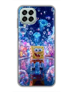 Чехол для Samsung Galaxy M33 (5G) (M336B) с картинкой «Неоновый океан»