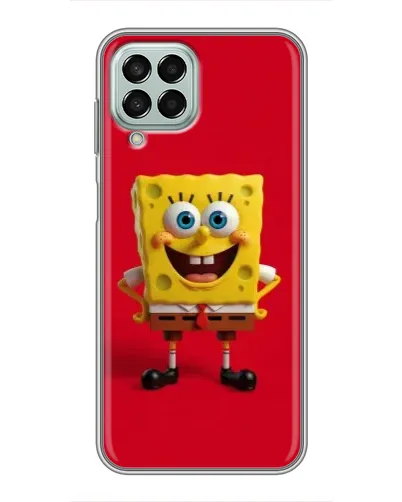 Чехол для Samsung Galaxy M33 (5G) (M336B) с картинкой «Спанч Боб на красном» Чехол для Samsung Galaxy M33 (5G) (M336B) с картинкой «Спанч Боб на красном»