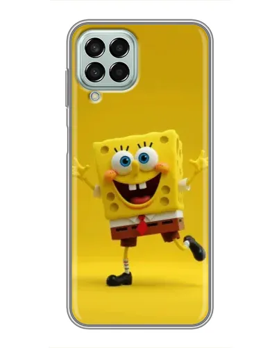 Чехол для Samsung Galaxy M33 (5G) (M336B) с картинкой «Позитивный Губка Боб» Чехол для Samsung Galaxy M33 (5G) (M336B) с картинкой «Позитивный Губка Боб»
