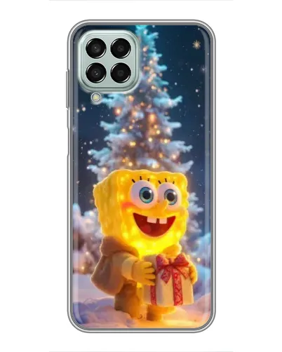 Чехол для Samsung Galaxy M33 (5G) (M336B) с картинкой «Рождественский Спанч Боб» Чехол для Samsung Galaxy M33 (5G) (M336B) с картинкой «Рождественский Спанч Боб»