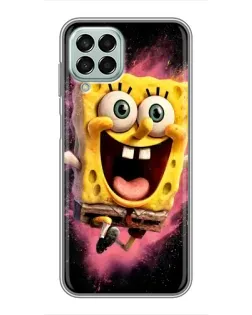 Чехол для Samsung Galaxy M33 (5G) (M336B) с картинкой «Взрывной Спанч Боб»