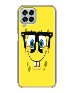 Чохол для Samsung Galaxy M33 (5G) (M336B) з картинкою «Мінімалістичний Спанч Боб»
