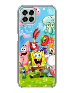 Чохол для Samsung Galaxy M33 (5G) (M336B) з картинкою «Губка Боб та друзі»