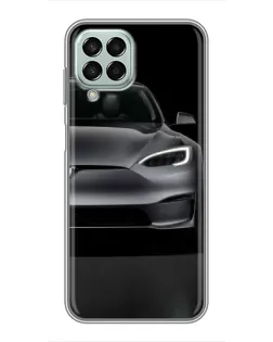 Чехол для Samsung Galaxy M33 (5G) (M336B) с картинкой «Tesla Model S Look»