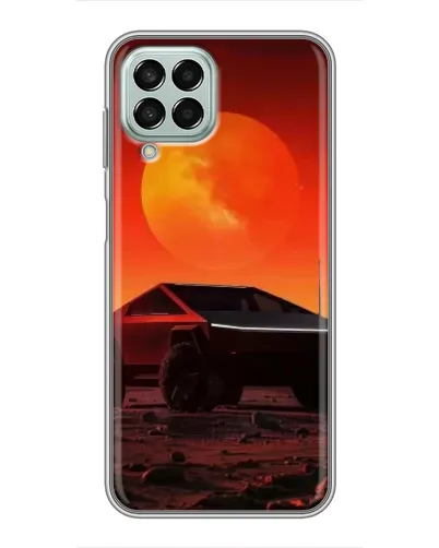Чехол для Samsung Galaxy M33 (5G) (M336B) с картинкой «Cybertruck на Марсе»