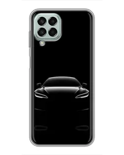 Чехол для Samsung Galaxy M33 (5G) (M336B) с картинкой «Силуэт Tesla Night»
