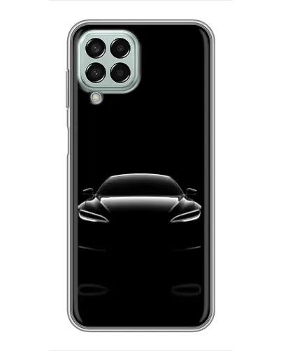 Чехол для Samsung Galaxy M33 (5G) (M336B) с картинкой «Силуэт Tesla Night»