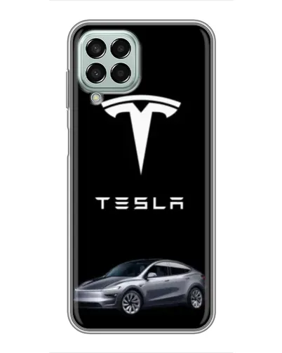 Чехол для Samsung Galaxy M33 (5G) (M336B) с картинкой «Tesla Model Y»
