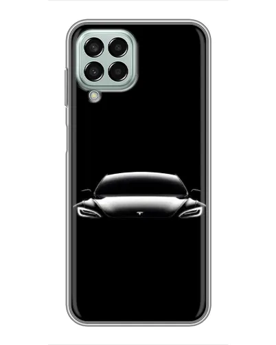 Чехол для Samsung Galaxy M33 (5G) (M336B) с картинкой «Фары Tesla Night»