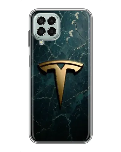 Чехол для Samsung Galaxy M33 (5G) (M336B) с картинкой «Мраморная Tesla Gold»