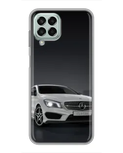 Чехол для Samsung Galaxy M33 (5G) (M336B) с картинкой «Mercedes AMG GT Silver»