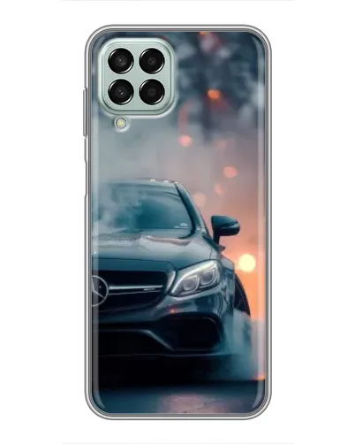 Чохол для Samsung Galaxy M33 (5G) (M336B) з картинкою «Mercedes — нічне місто»