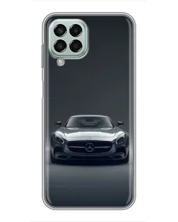Чохол для Samsung Galaxy M33 (5G) (M336B) з картинкою «Mercedes на чорному»