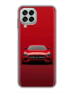 Чохол для Samsung Galaxy M33 (5G) (M336B) з картинкою «Червоний Mercedes AMG»