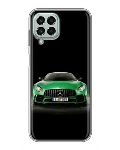 Чохол для Samsung Galaxy M33 (5G) (M336B) з картинкою «Mercedes — неоновий лого»
