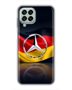 Чохол для Samsung Galaxy M33 (5G) (M336B) з картинкою «Mercedes — прапор Німеччини»