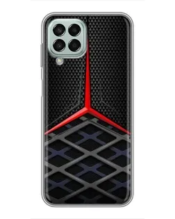 Чохол для Samsung Galaxy M33 (5G) (M336B) з картинкою «Mercedes Carbon Grid»