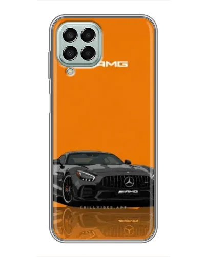 Чохол для Samsung Galaxy M33 (5G) (M336B) з картинкою «Помаранчевий Mercedes AMG»