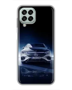 Чохол для Samsung Galaxy M33 (5G) (M336B) з картинкою «Нічний Mercedes EQ»