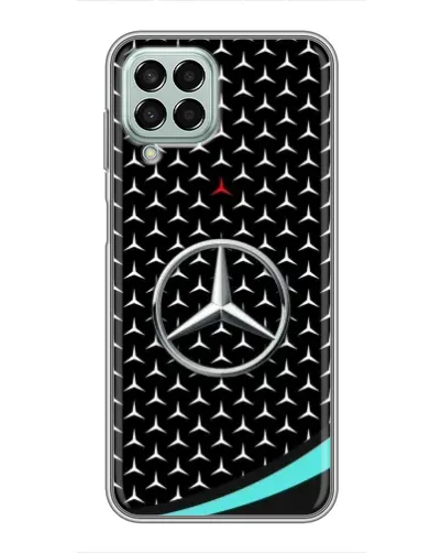 Чохол для Samsung Galaxy M33 (5G) (M336B) з картинкою «Mercedes — бірюзовий акцент»
