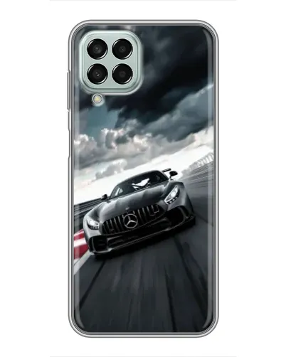 Чохол для Samsung Galaxy M33 (5G) (M336B) з картинкою «Гоночний Mercedes AMG»